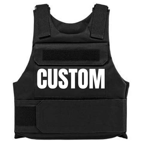 customize your own bulletproof vest.